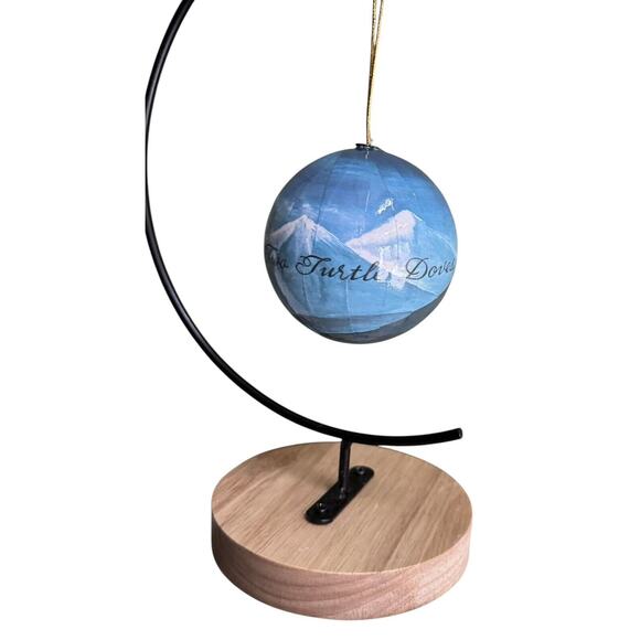 Two Turtle Doves Holiday Ornament Twelve Days Of Christmas VTG Papier Mache - Picture 3 of 5